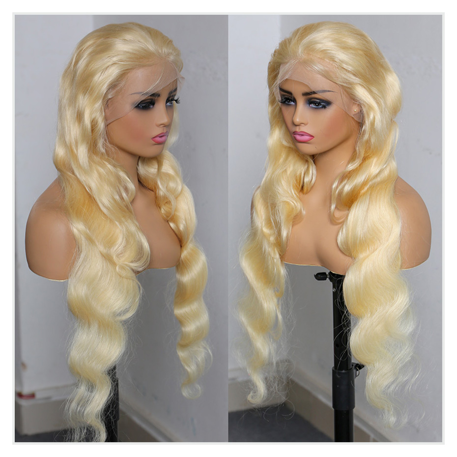 Peluca de cabello humano con e - 613 Blonde Body Wave Lace Front Wig reseña y precio
